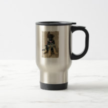German Shepherd Puppy Travel Mug
