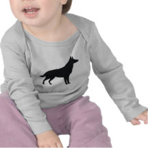 German Shepherd Silhouette Tees
