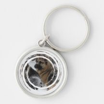 German Shepherds Best Friends Key Chain