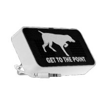 German Shorthaired Pointer "Get to the Point" Mini Speakers