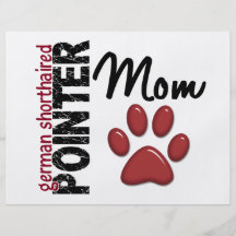 German Shorthaired Pointer Mum 2 Full Colour Flyer