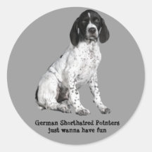 German Shorthaired Pointer Puppy Sticker