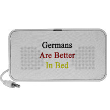 Germans Are Better In Bed Travelling Speakers