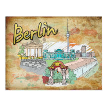 Germany Berlin Travel Postcard