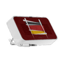 Germany Brush Flag Notebook Speaker