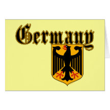 Germany Crest Card