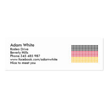 Germany flag pixel business card