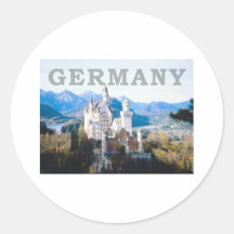 Germany Round Stickers