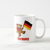 Germany Teddy Bear Coffee Mug