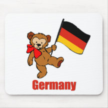 Germany Teddy Bear Mouse Pad