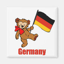 Germany Teddy Bear Refrigerator Magnets