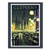 Germany travel ad (Berlin) Postcards