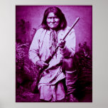 Geronimo with Rifle 1886 Print