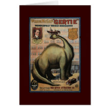 Gertie The Dinosaur Greeting Card