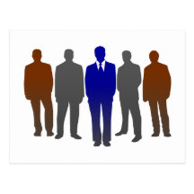 Geschäftsleute business men postkarten