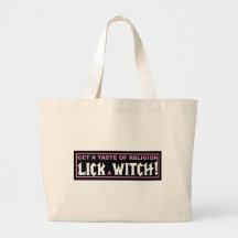 Get A Taste of Religion - Lick a Witch Tote Bag