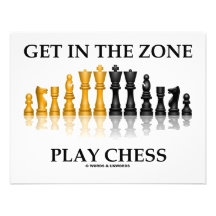 Get In The Zone Play Chess Personalised Invites