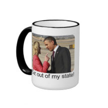 Get out of my state! mug
