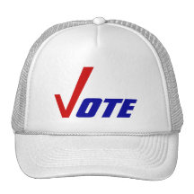 Get Out the Vote Hats Check Mark Hat Votes Voting