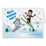 Get some air! greeting cards