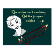 Get the Jumper Cables Recipe Card Postcard