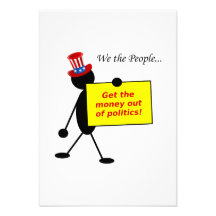 Get The Money Out of Politics Custom Announcements