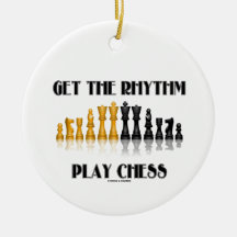 Get The Rhythm Play Chess (Reflective Chess Set) Christmas Tree Ornaments