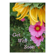 Get Well Bouquet Cards