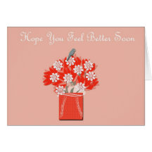 Get well soon greeting card