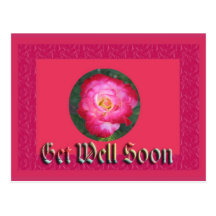 get well soon post card