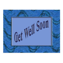 get well soon post card