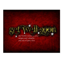 Get Well Soon Postcards