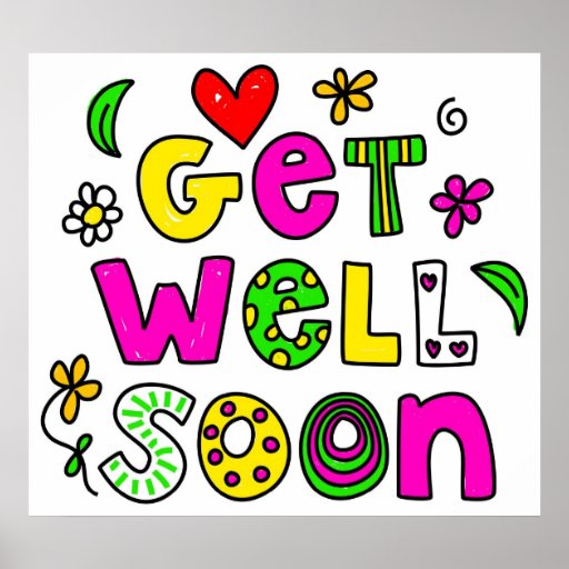 Get Well Soon Poster Zazzle