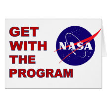 Get With The Program Greeting Card