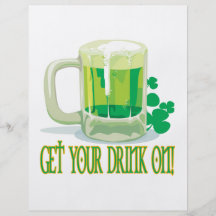 Get Your Drink On Personalised Flyer