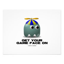 Get Your Game Face On Geek Personalised Invite