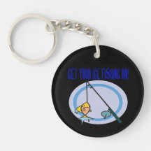Get Your Ice Fishing On Acrylic Keychains