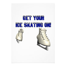 Get Your Ice Skating On Invitation