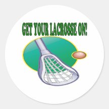 Get Your Lacrosse On Sticker