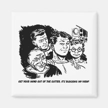 Get your  mind out of the gutter. Humour Refrigerator Magnets