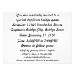 Get Your Mojo On Play Bridge (Four Card Suits) Custom Invitation