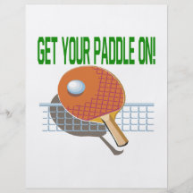Get Your Paddle On Full Color Flyer