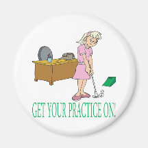 Get Your Practice On Fridge Magnet
