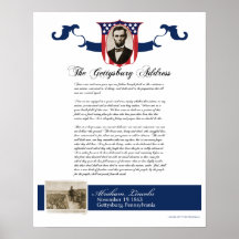 Gettysburg Address Posters