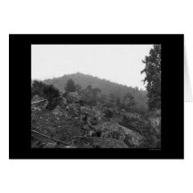 Gettysburg Breastworks on Little Round Top 1863 Greeting Card