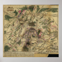 Gettysburg Plan Poster