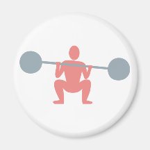 Gewichtheber weightlifter magnets