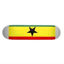 Ghana Flag Skateboard Deck