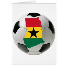 Ghana national team greeting cards