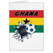 Ghana Soccer Futbol card